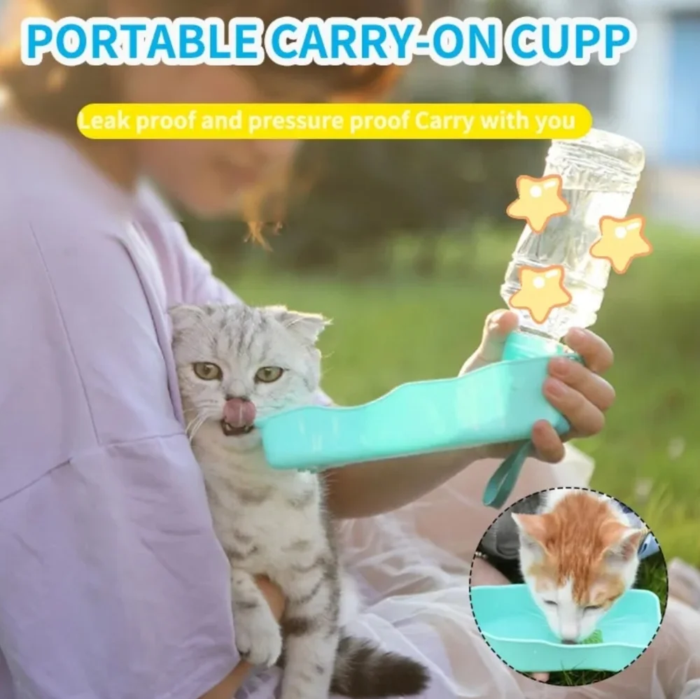 Portable Dog Cat Pet Water Dispenser Bottle